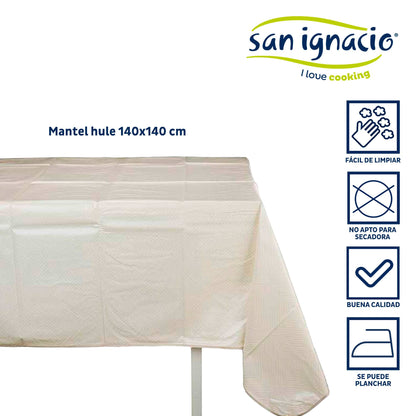 Mantel Hule 140x140cm Rombos Colección Kinvara_1