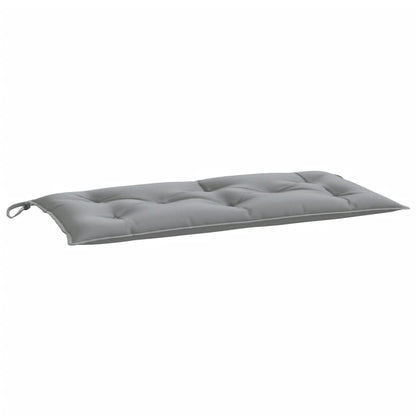Vidaxl Cojín Para Banco De Jardín Tela Gris 110x50x7 Cm_0