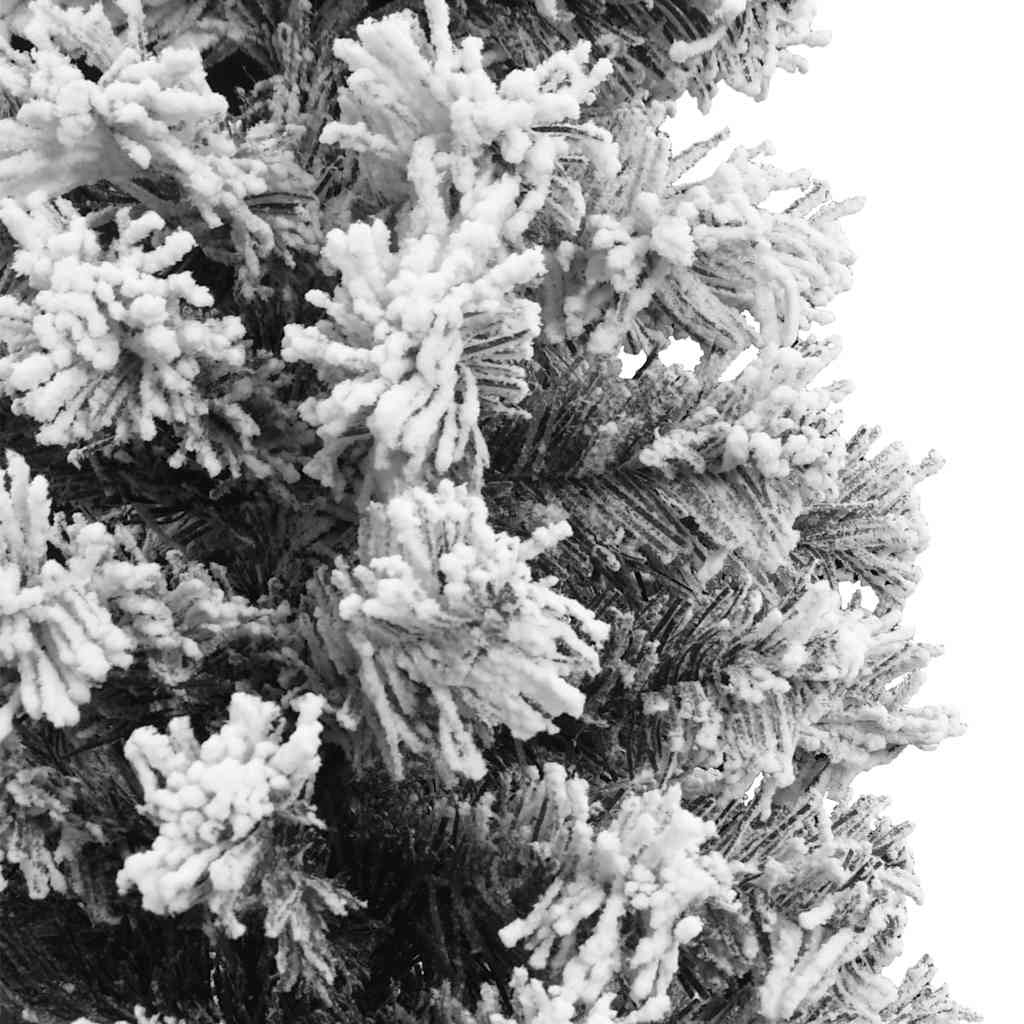 Vidaxl Árbol De Navidad Artificial Verde Con Nieve Pvc 120 Cm_4