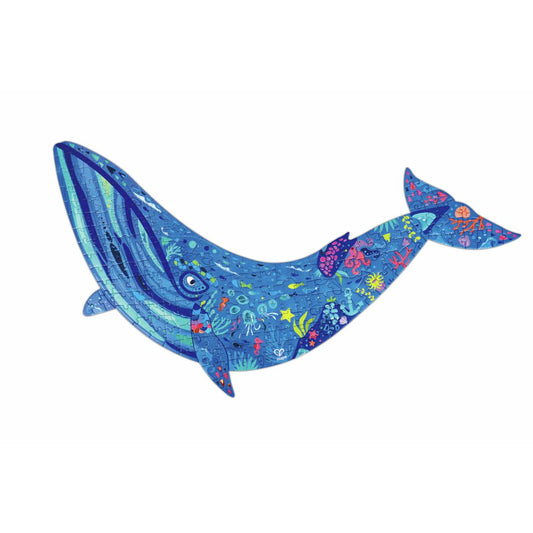 Puzzle Suelo 200pzas Ballena Hape_0