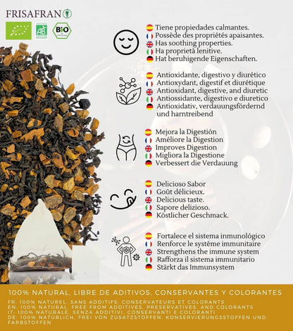 Té Negro Chai Ecológico Pirámides | Calidad | Frisafran 15 Uds_3