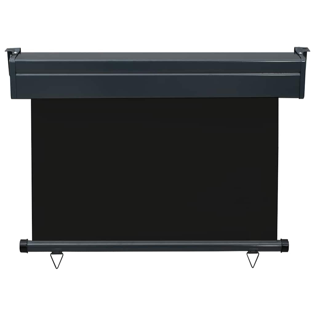 Vidaxl Toldo Lateral De Balcón Negro 105x250 Cm_3