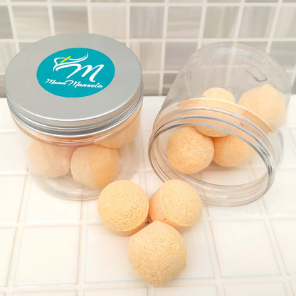 Tarro 7 Mini Bombas Efervescentes Para Manicura Y Pedicura - Ablandan Durezas, Uñas Y Cutículas - Aroma Naranja_2