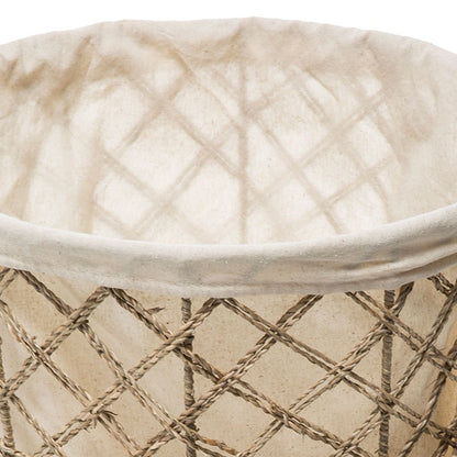 Wellhome - Cesta De Mimbre Con Tapa Beige_4