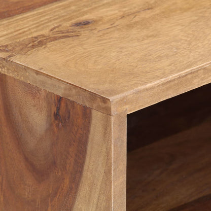 Mesa De Centro De Madera Maciza De Sheesham 88x55x40 Cm_3