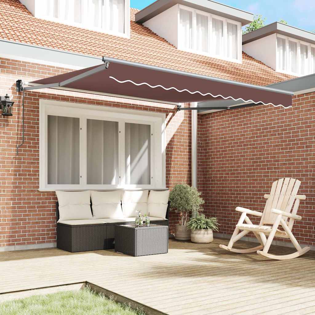 Toldo Retráctil Automático Burdeos 300x250 Cm_2
