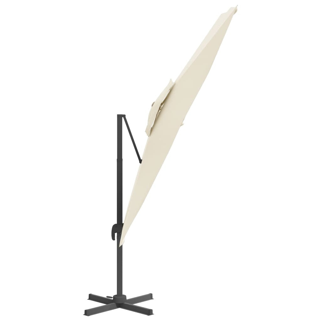 Vidaxl Sombrilla Colgante De Doble Techo Blanco Arena 400x300 Cm_3