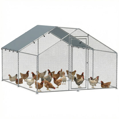 Pawhut Gallinero Para Exterior Grande 3x3_0