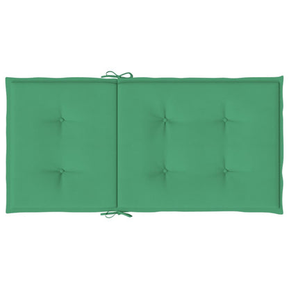 Vidaxl Cojín Silla Jardín Respaldo Bajo 6 Uds Tela Oxford Verde_5