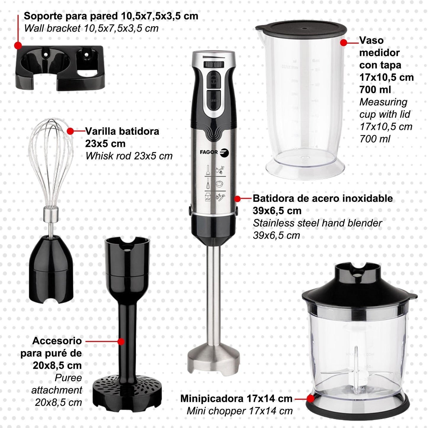 Batidora De Mano Fagor Divamix Plus Black_2