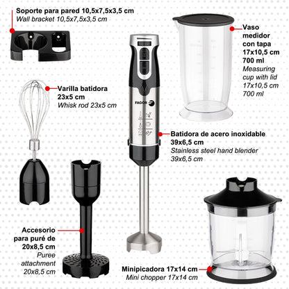 Batidora De Mano Fagor Divamix Plus Black_2