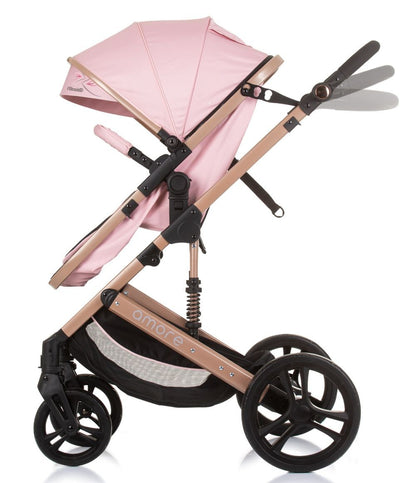 Carrito De Bebé Trío Convertible Amore Hasta 22 Kg Flamingo_1