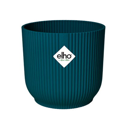 Macetero vibes fold round deep blue Elho 30 cm