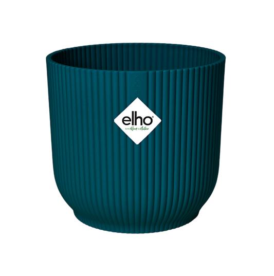Macetero vibes fold round deep blue Elho 30 cm