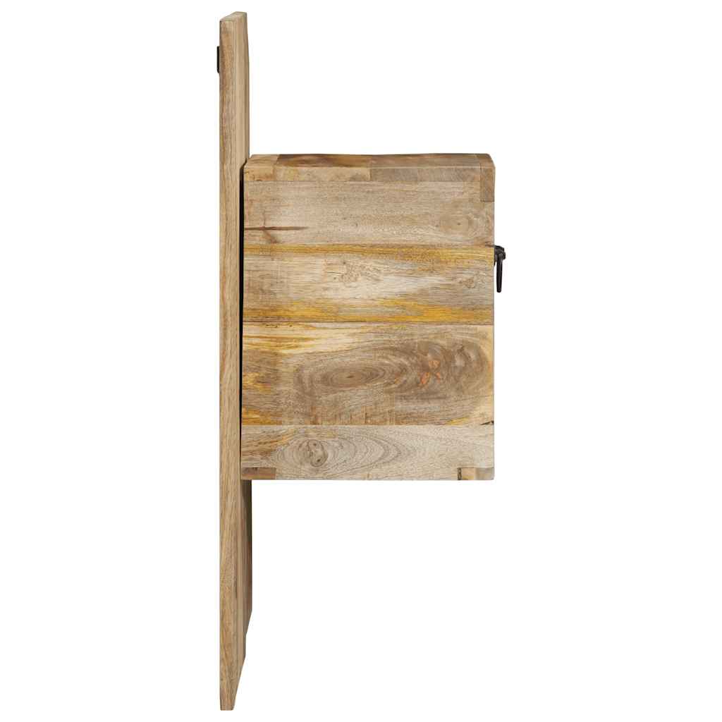 Mesita De Noche Madera Maciza De Mango 60x32x80 Cm_2