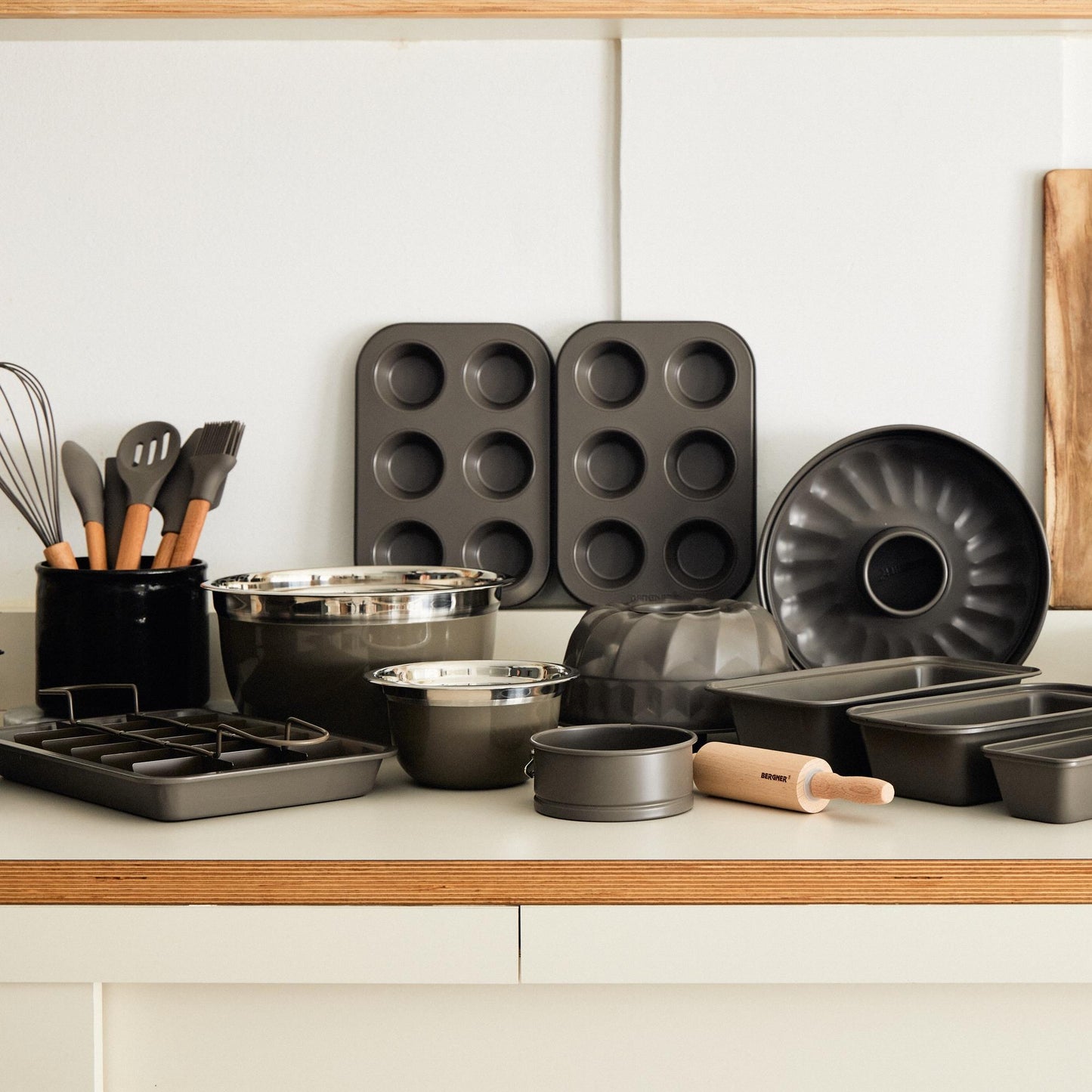 Set De 3 Moldes Para Tartas En Acero Al Carbono Baking Lovers Bergner_2