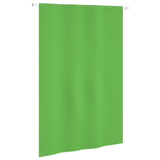 Vidaxl Toldo Pantalla Para Balcón Tela Oxford Verde Claro 160x240 Cm_0