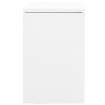 Armario Archivador De Acero Blanco 90x46x72,5 Cm_2