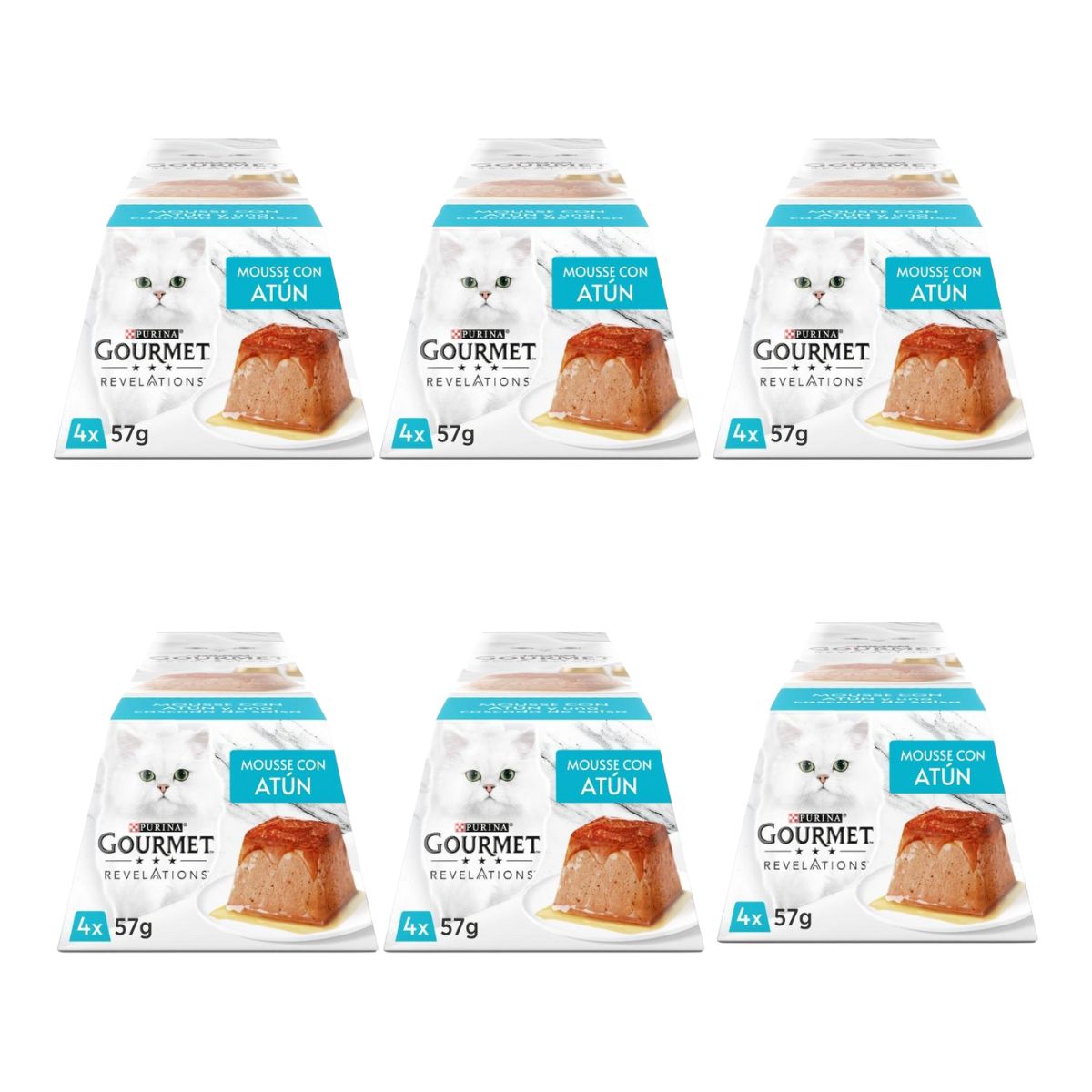 Pack 6 x GOURMET REVELATIONS Mousse Atún (4 x 57 g)