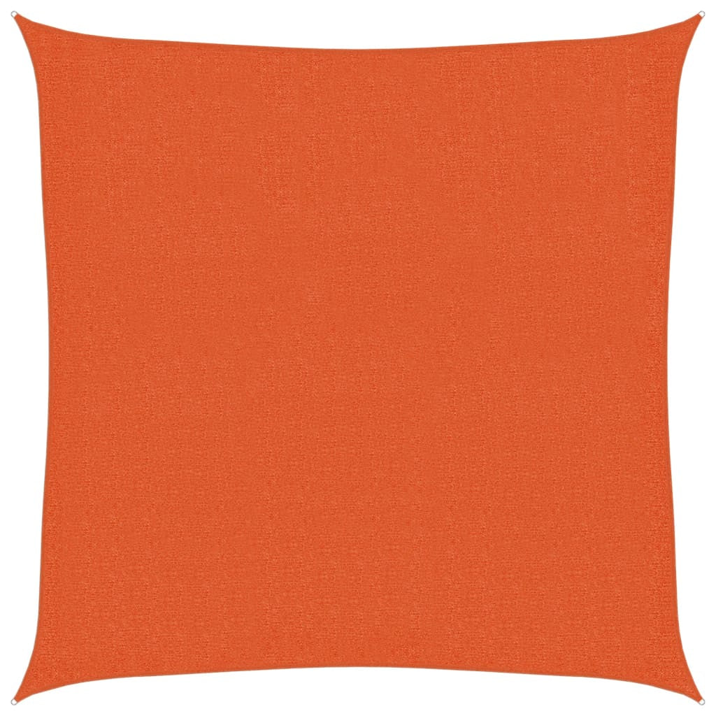Vidaxl Toldo De Vela Hdpe Naranja 160 G/m² 3x3 M_0