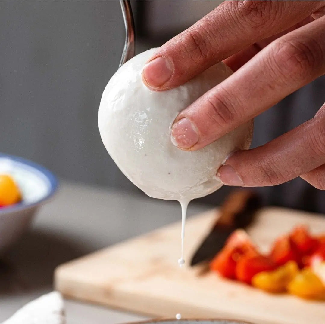 Queso Vegano Estilo Burrata Corazón De Anacardo Bio Fermaggio 140g_3