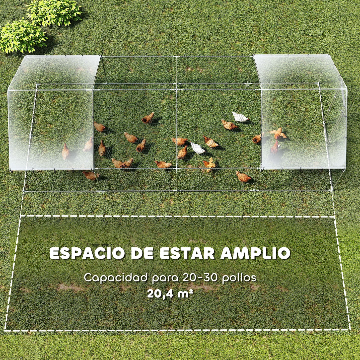 Pawhut Gallinero Para Exterior Grande_3