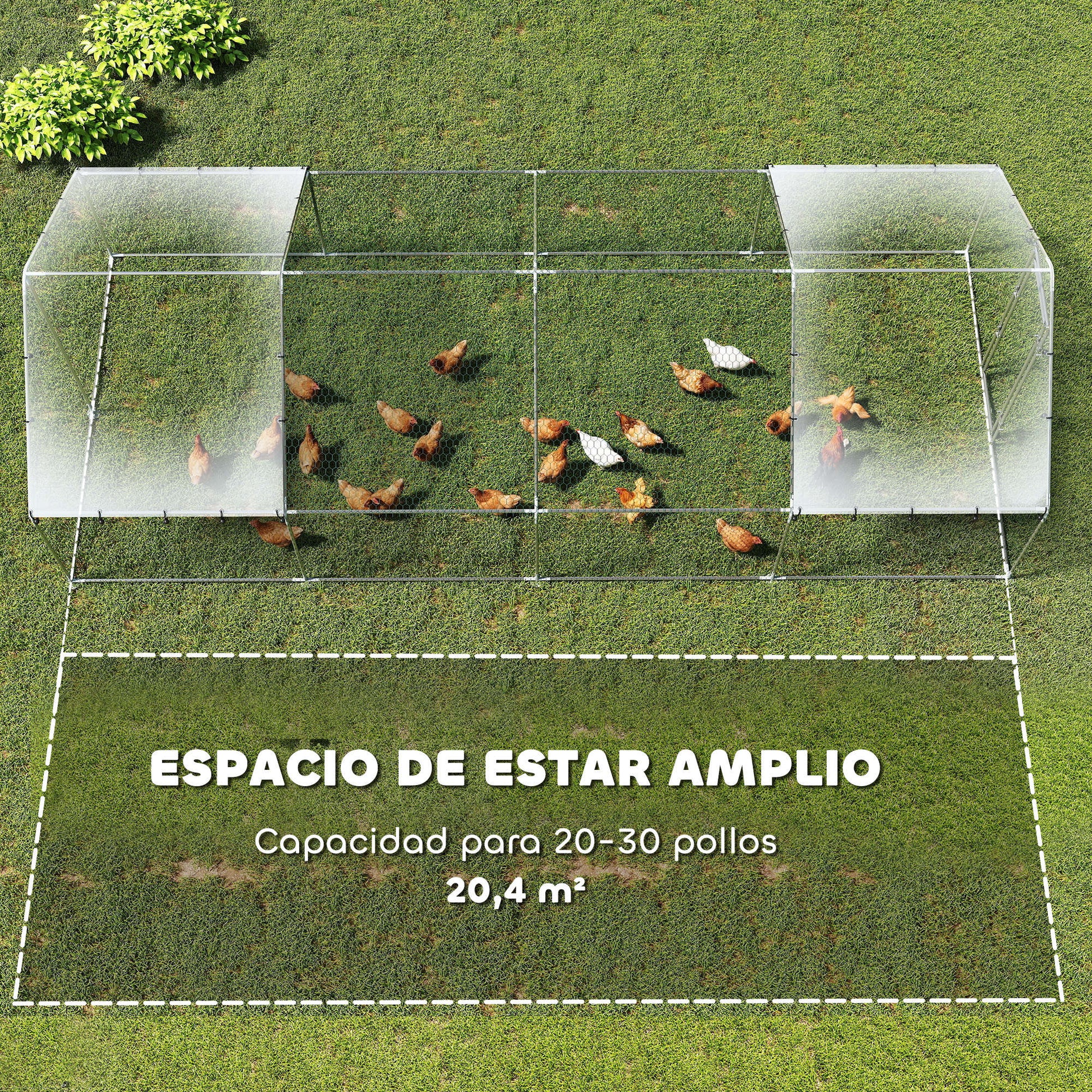 Pawhut Gallinero Para Exterior Grande_3