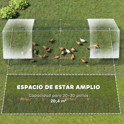 Pawhut Gallinero Para Exterior Grande_3