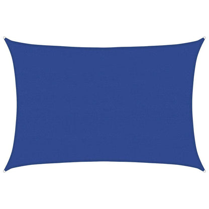 Vidaxl Toldo De Vela Rectangular Hdpe Azul 160 G/m² 5x6 M_0