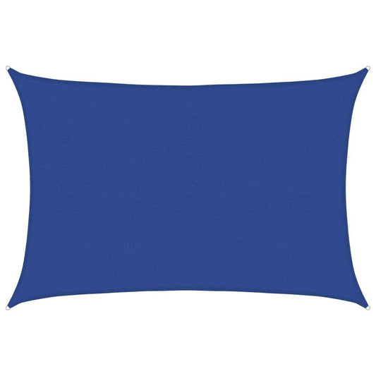 Vidaxl Toldo De Vela Rectangular Hdpe Azul 160 G/m² 5x6 M_0