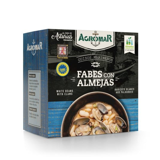Fabes IGP con almejas Agromar 420 g