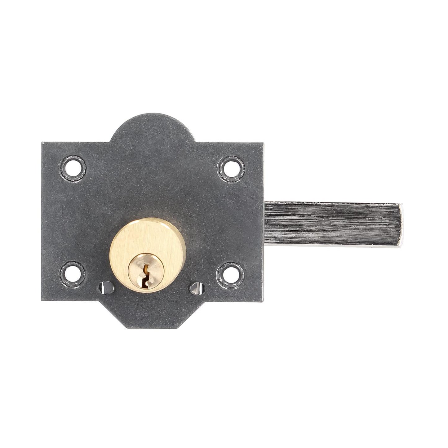 Cerrojo B-5 Llave Y Pulsador Pasador De 143mm Cilindro Redondo De 50mm_1