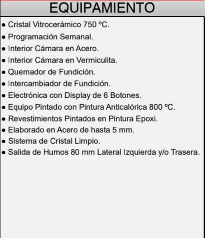 BRICOSOL Estufa de pellets aire frontal FM Modelo BP-100 B_1