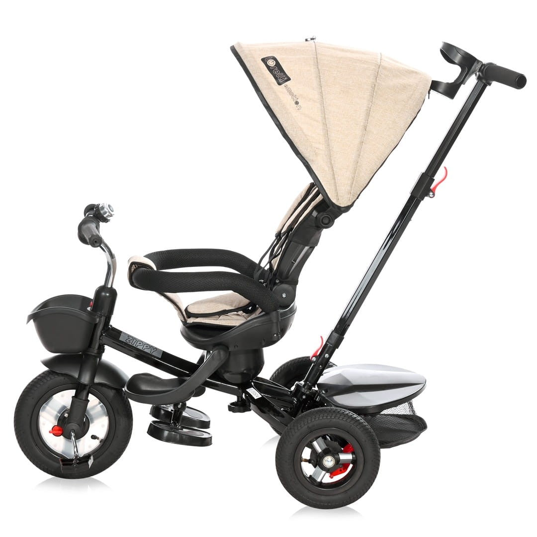 Triciclo Evolutivo Zippy Air Con Asiento Reversible Y Ruedas De Goma Pearl_1