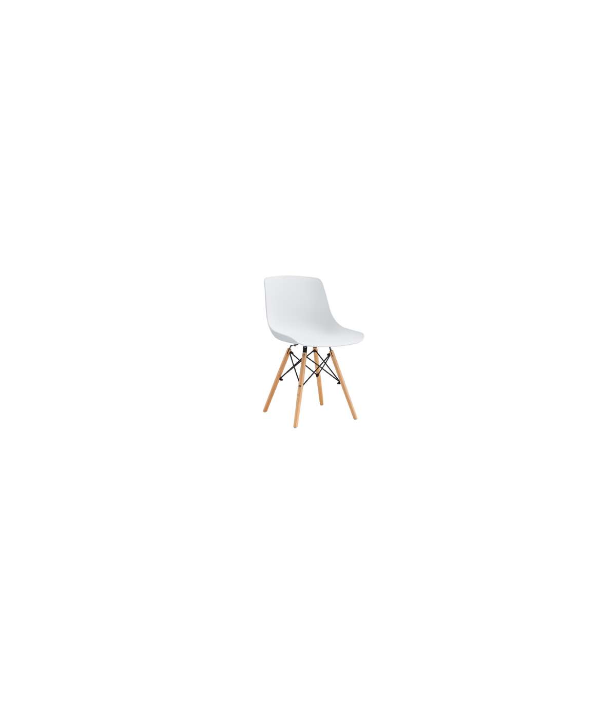 Pack De 4 Sillas Jeff Acabado Blanco, 46cm(ancho) 79cm(altura) 52cm(fondo)_0