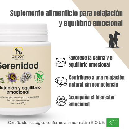 Antiestrés natural para perros y gatos – Serenidad ECO – 100 g_1