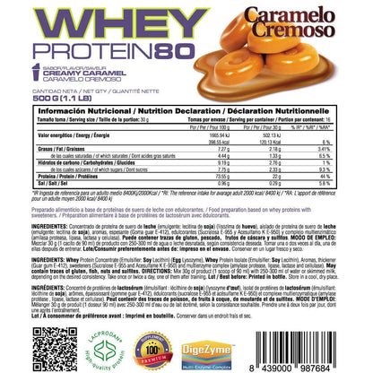 Whey Protein80 - 500g - Caramelo Cremoso - Aumenta La Masa Muscular - Masmusculo_5