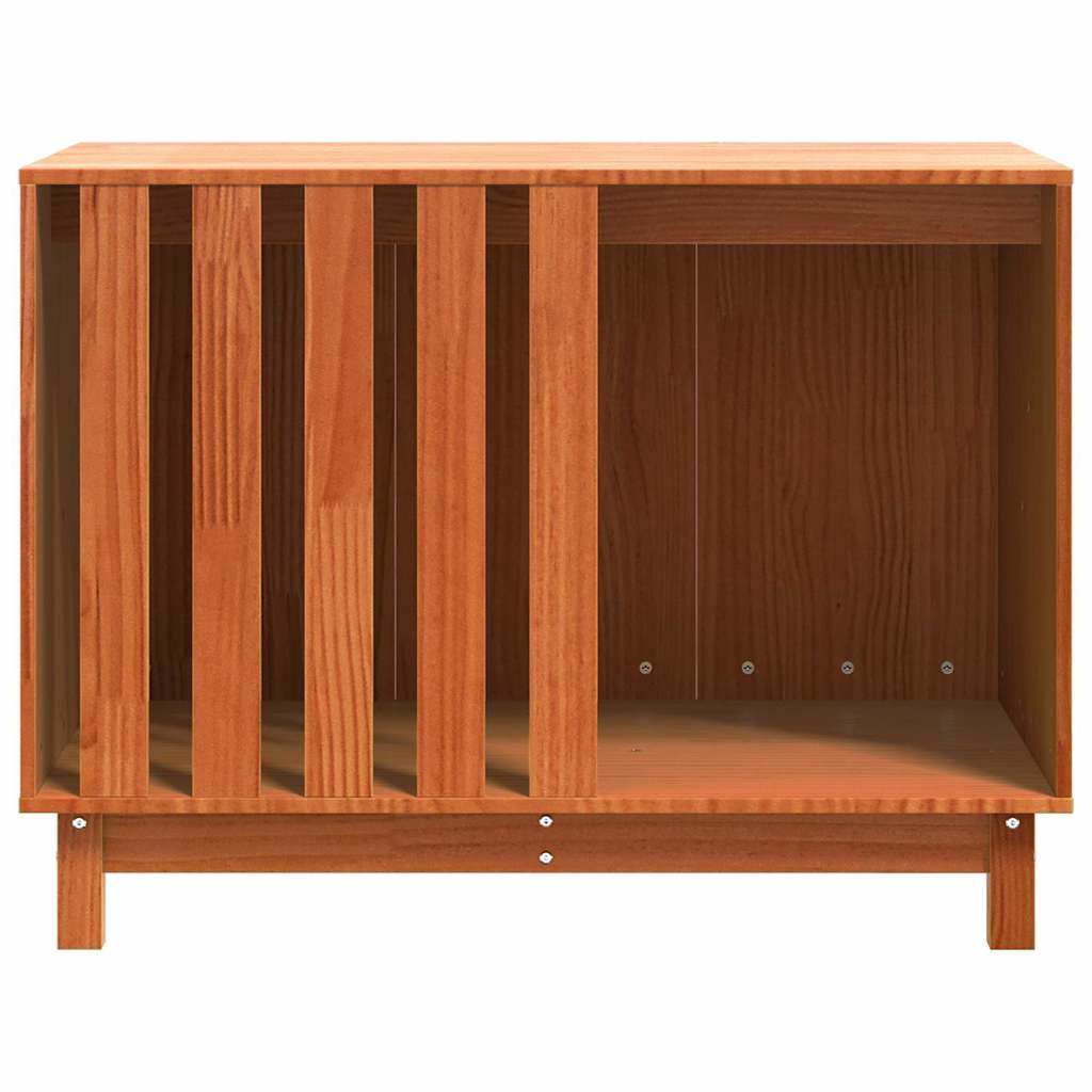 Casa Para Perros Con Almacenamiento Marrón Cera 90 X 60 X 67 Cm_4
