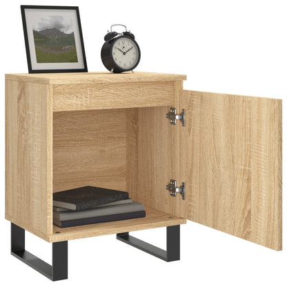 Mesitas Noche 2 Uds Madera Ingeniería Roble Sonoma 40x30x50 Cm_2
