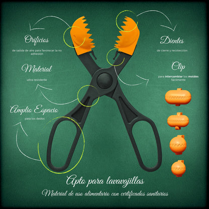 Pack De 3 Sartenes San Ignacio  Ø16cm Ø20cm Ø24cm + Utensilio Multiusos Con 4 Moldes Intercambiables