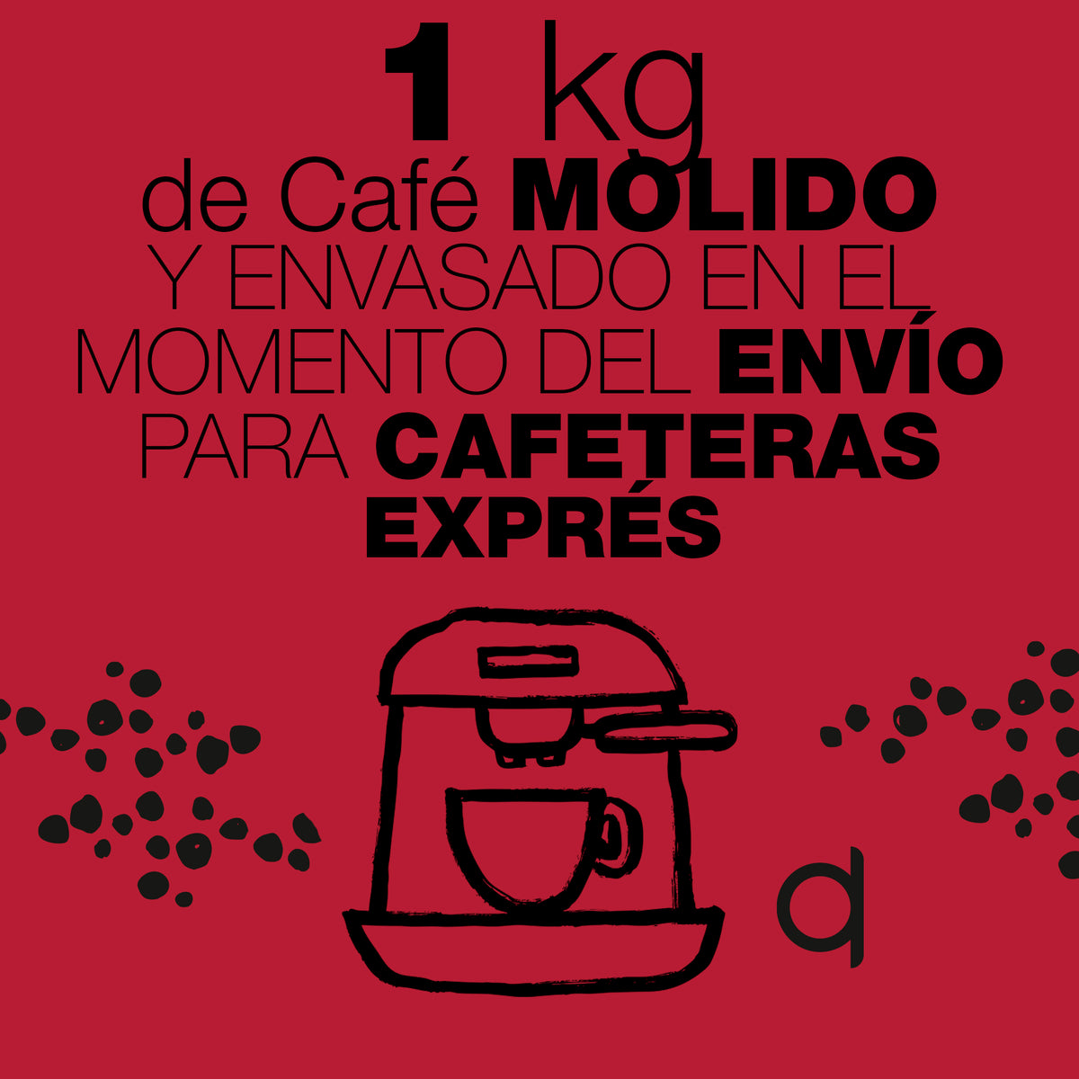 Café sin Intermediarios - Jaleo - Molido Exprés - Brasil/Colombia/Etiopía - Intensidad Media - Ideal con Leche - 1 kg_1