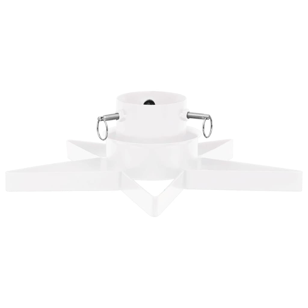 Vidaxl Soporte Para Árbol De Navidad Blanco 47x47x13,5 Cm_0