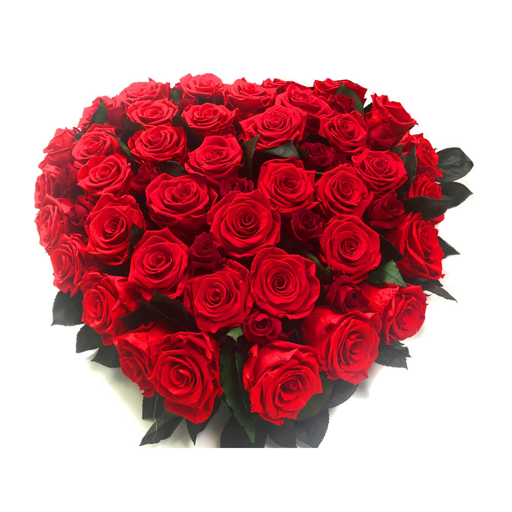 Corazón Preservado 63 Rosas_1