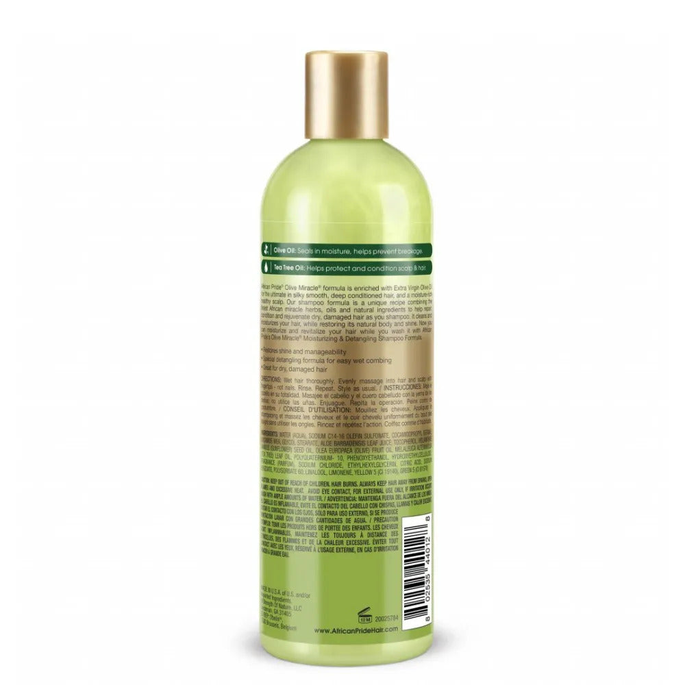 African Pride Olive Miracle 2 En 1 Champú + Acondicionador 355ml_1