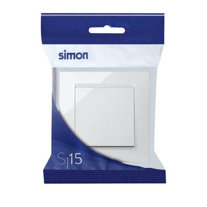 Simon 15 conmutador blanco