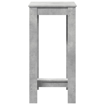 Mesa Alta De Bar Madera Ingeniería Gris Hormigón 51x50x103,5 Cm_2