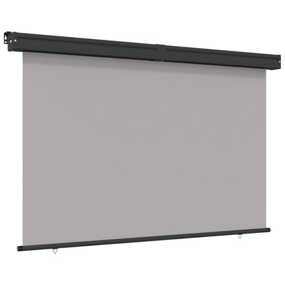 Vidaxl Toldo Lateral De Balcón Gris Oscuro 165x250 Cm_0