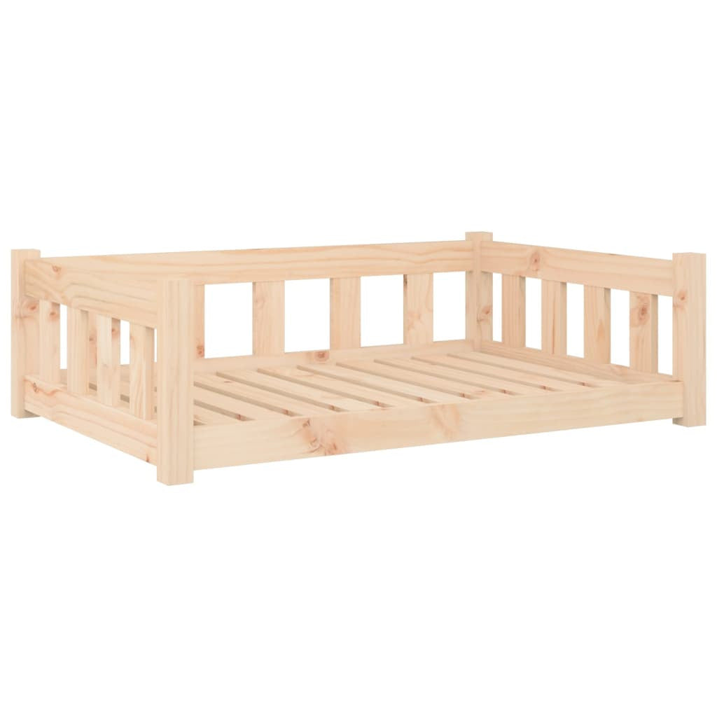 Vidaxl Cama Para Perros Madera Maciza De Pino 95,5x65,5x28 Cm_0
