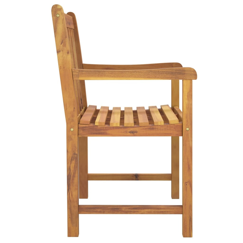 Vidaxl Sillas De Jardín 4 Uds Madera Maciza De Acacia 56x55,5x90 Cm_4