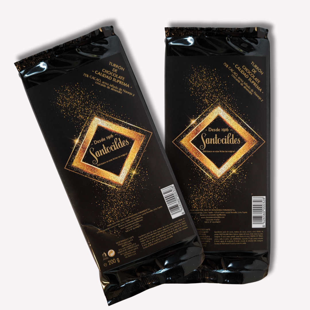 Turrón De Chocolate Con Leche - 75% Cacao X 2_0